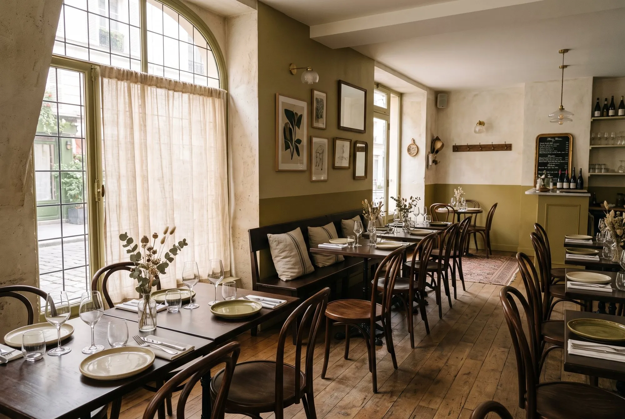 Dining room and wood-fired oven